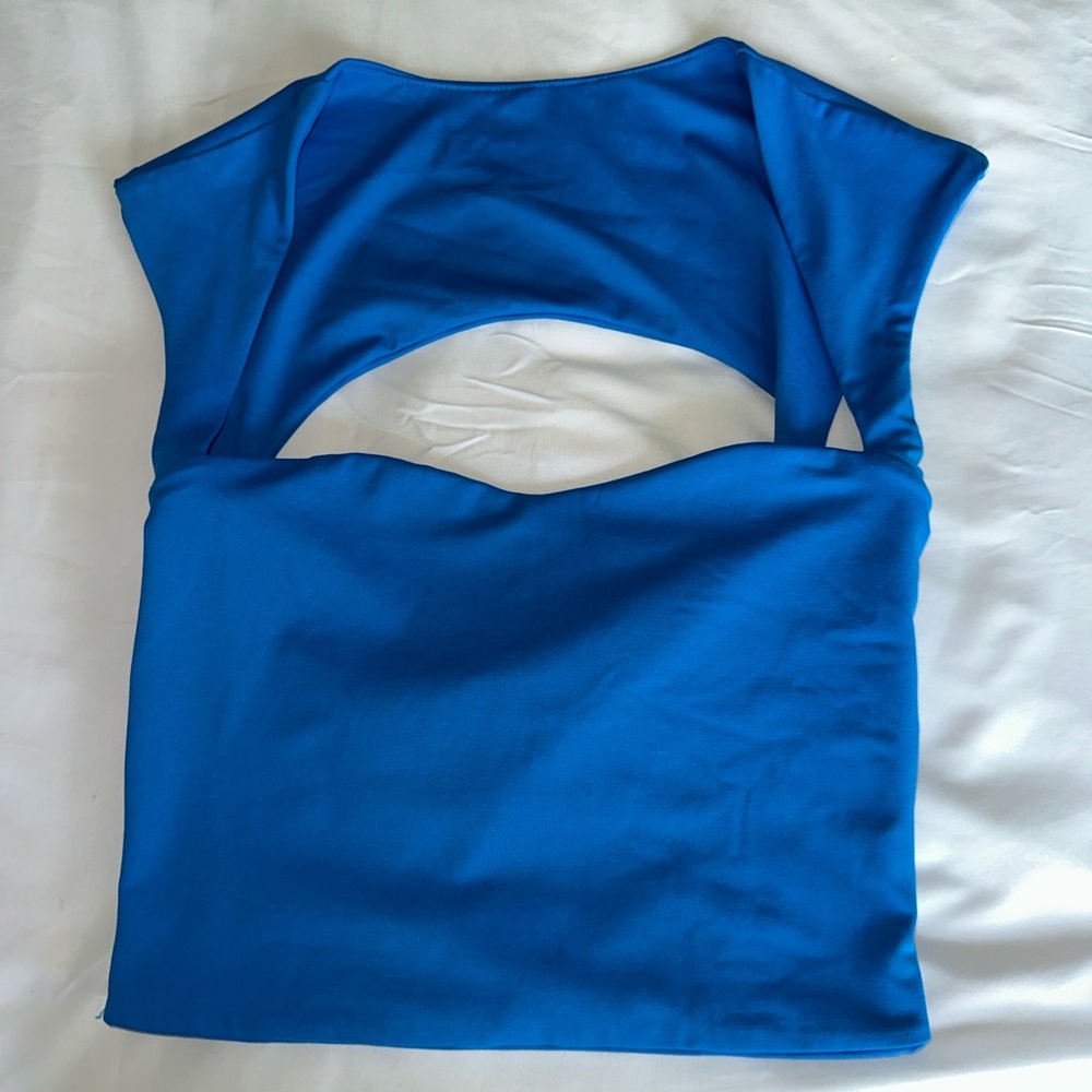 Blue Women's Crop Top